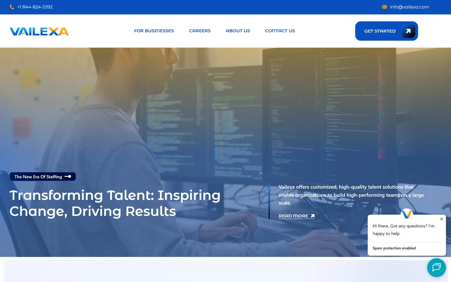 Vailexa website